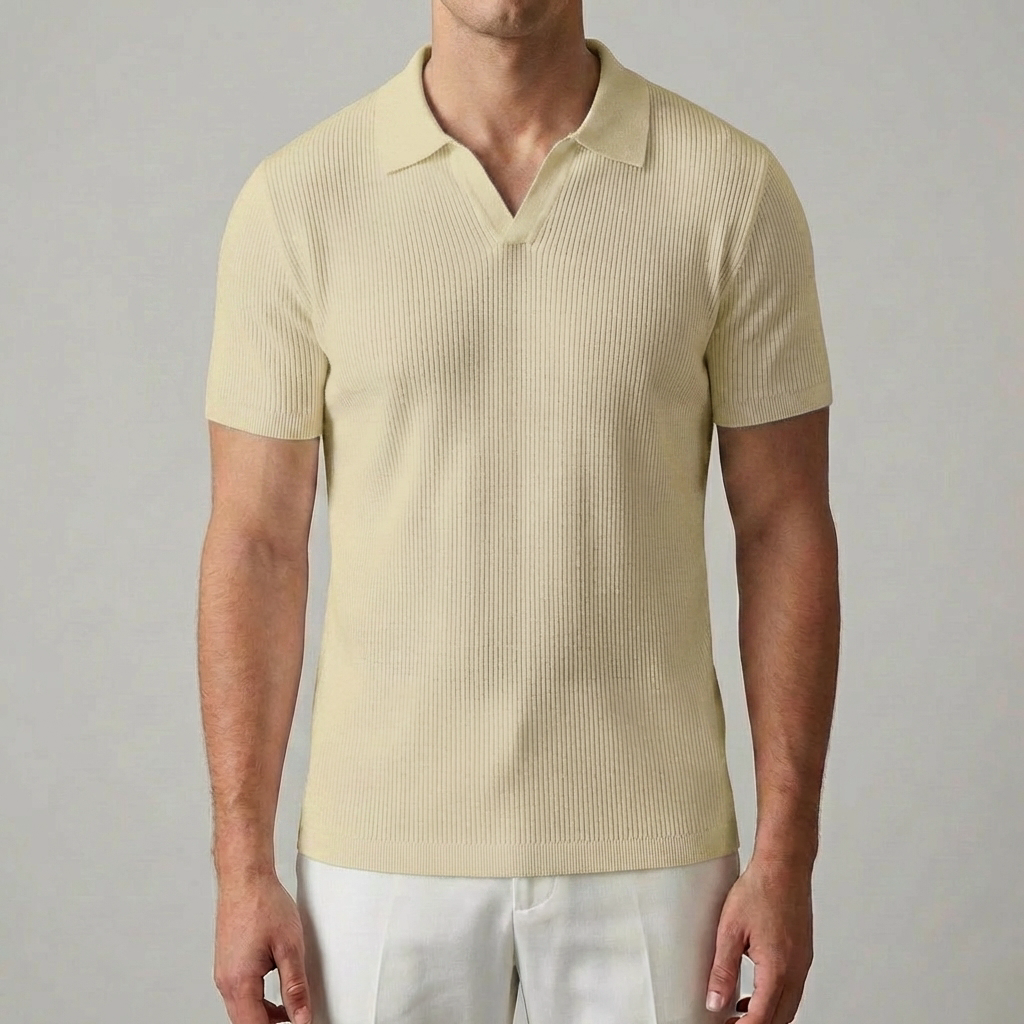 Casual Without Buttons Polo Shirt for Men