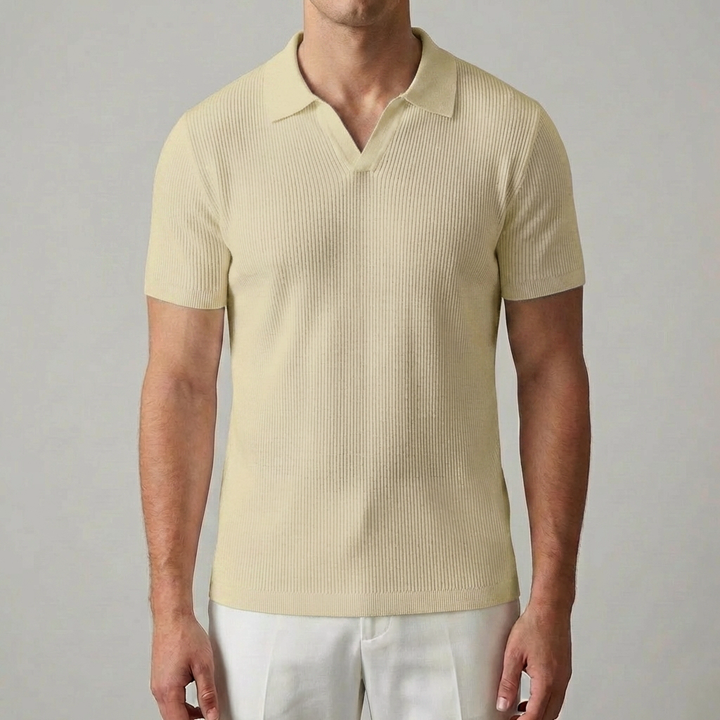 Casual Without Buttons Polo Shirt for Men