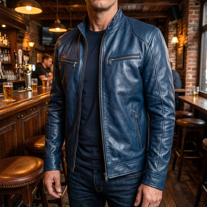 Classic Leather Jacket for Men