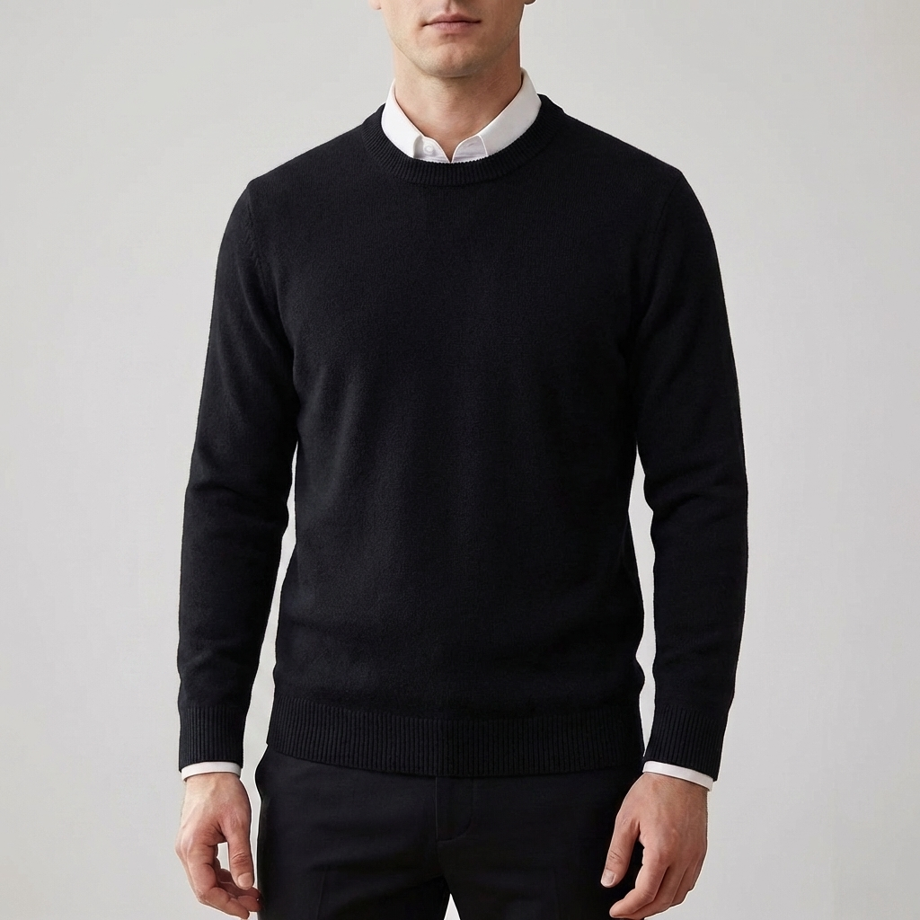 Faux fine Wool-like Sweater for Men