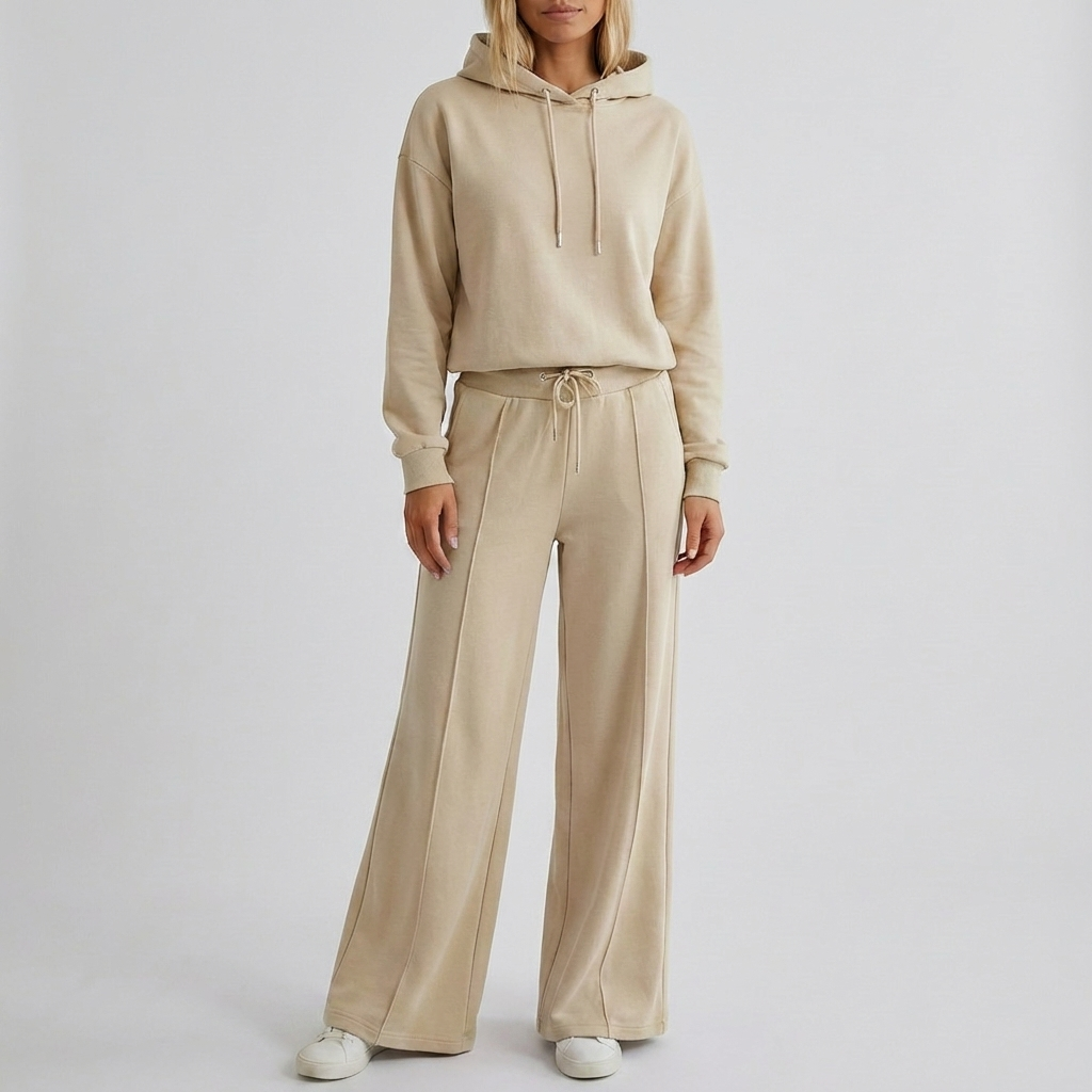 Stylish Two-Piece Jogging Lounge Set for Women