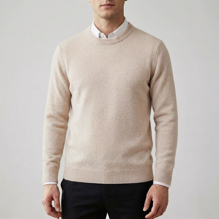 Faux fine Wool-like Sweater for Men