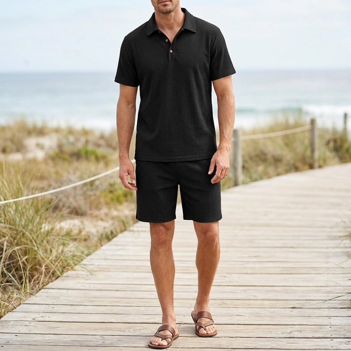 Twill Short Sleeve Shirt for Men