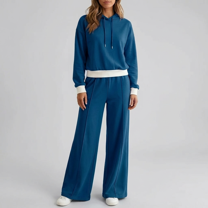 Stylish Two-Piece Jogging Lounge Set for Women