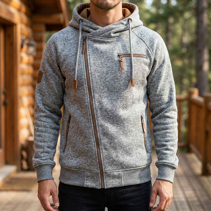 Casual Fleece Hoodie Jacket for Men