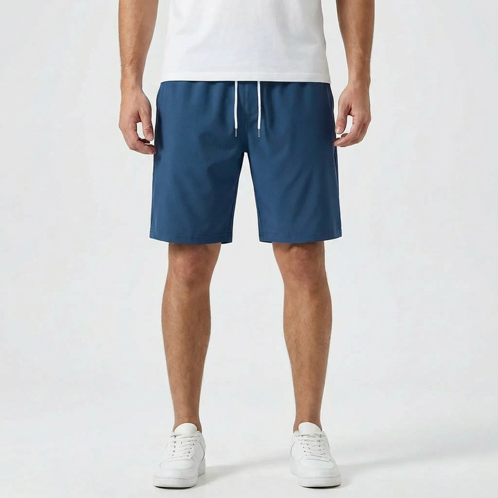 High Waist Drawstring Summer Shorts for Men