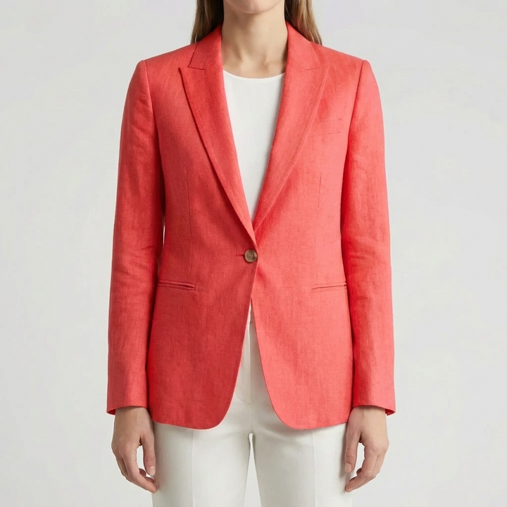 Tailored Single-Button Blazer for Women