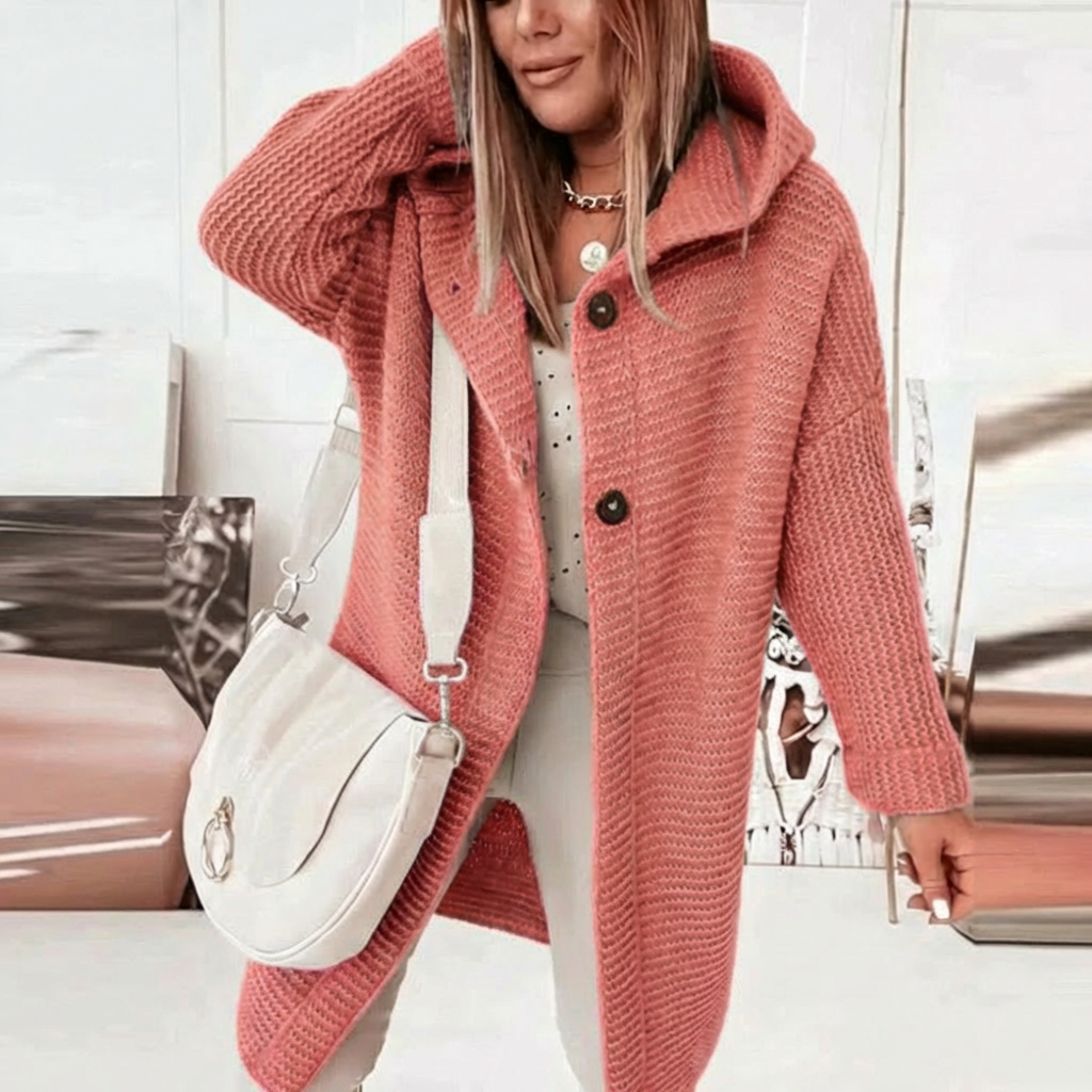 Knitted Cardigan Cozy Elegance for Cooler Days