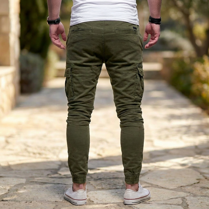 Cargo Pants with Flap Pockets for Men