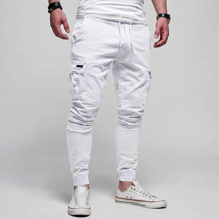 Cargo Pants with Flap Pockets for Men