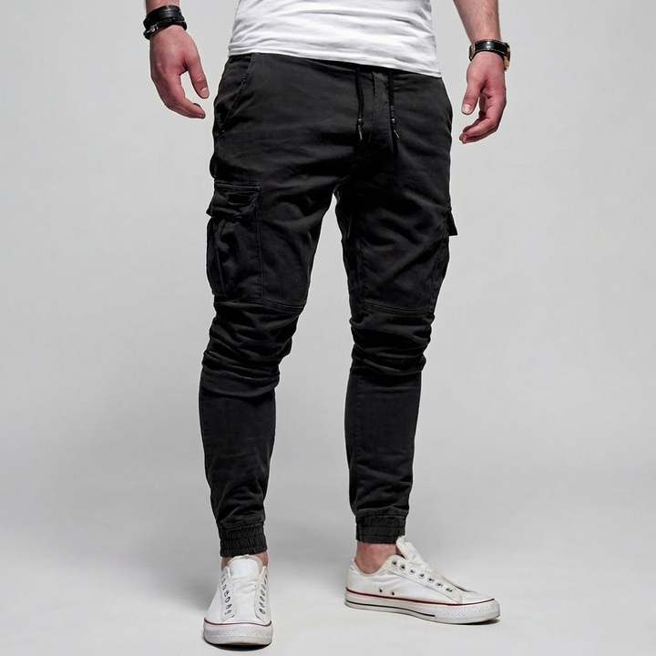 Cargo Pants with Flap Pockets for Men