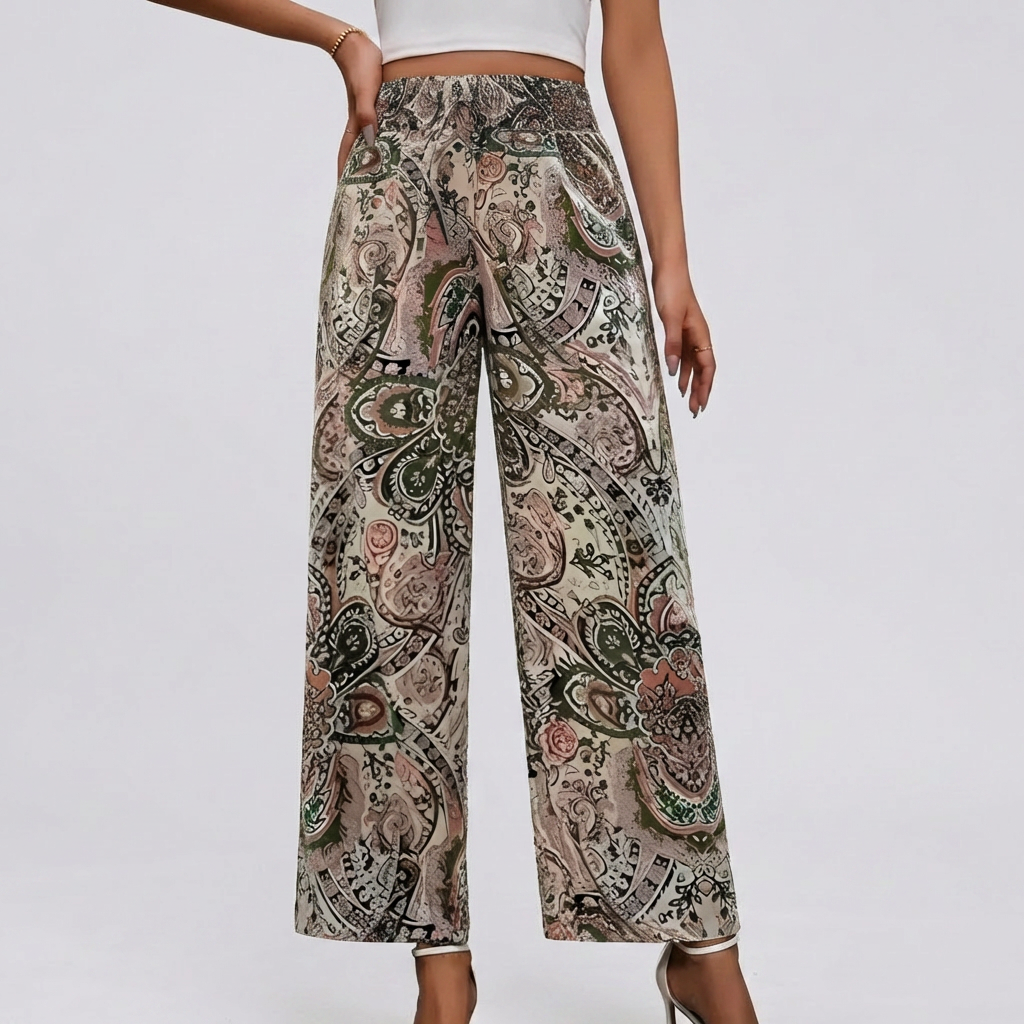 Bohemian Wide-Legged Trouser for Women