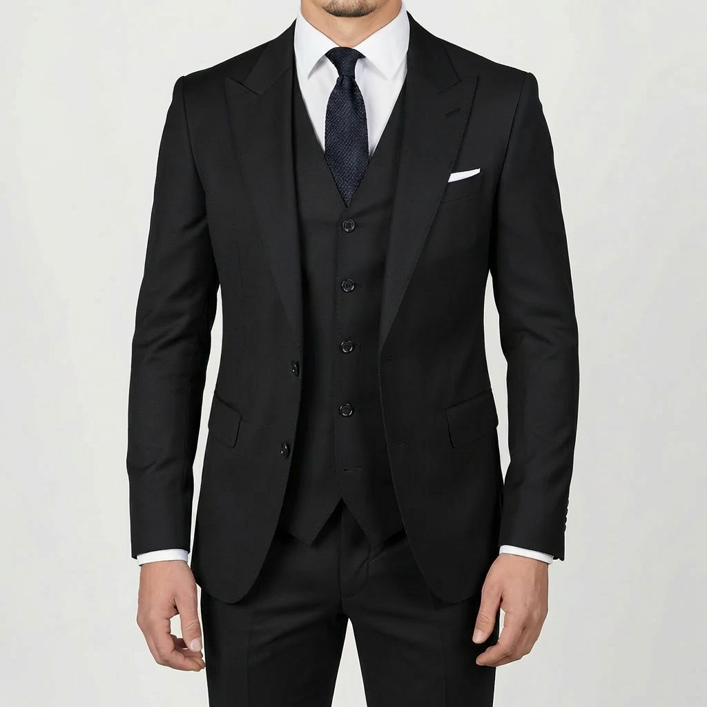 Slim-Fit 3-Piece Formal Suit