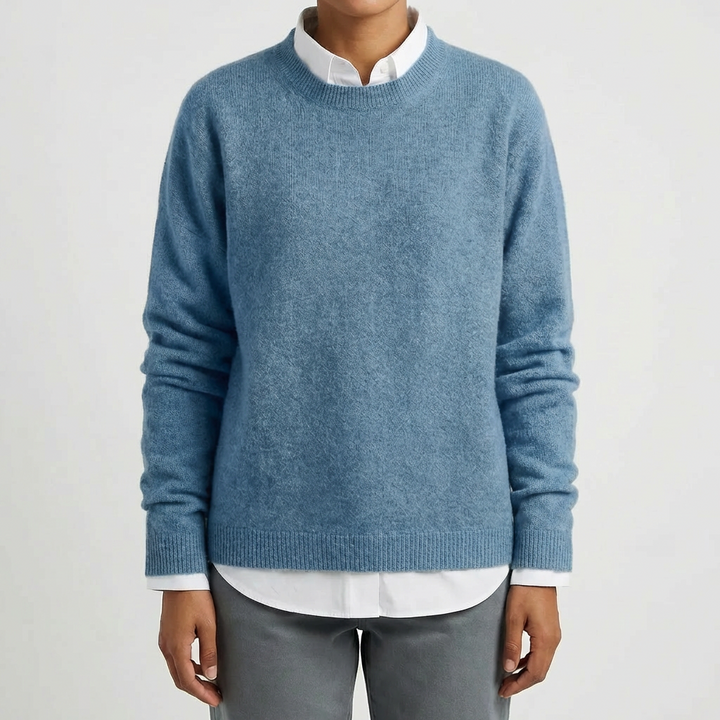 Crewneck Pullover Knit Sweater