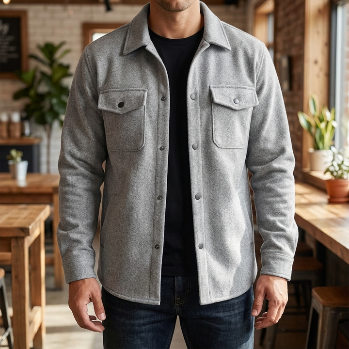 Button-Down Jacket for Men