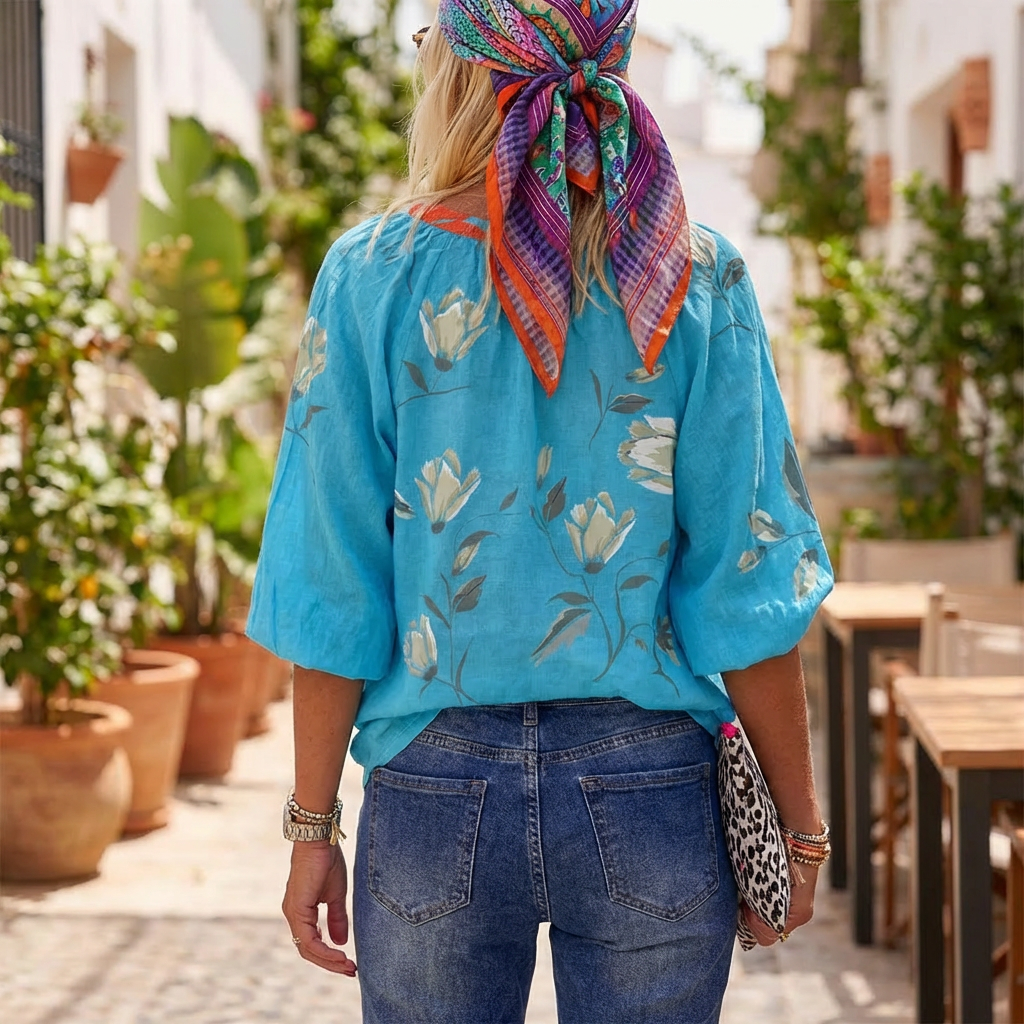 Summer Floral Blouse for Women