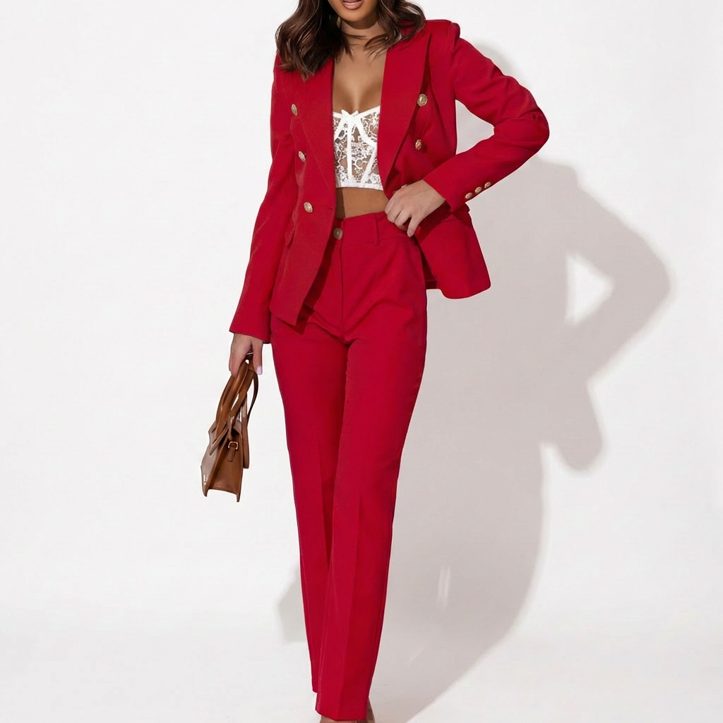Elegant Two-Piece Women's Suit