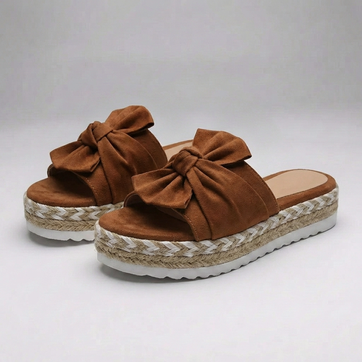 Open-Toe Platform Sandals for Women