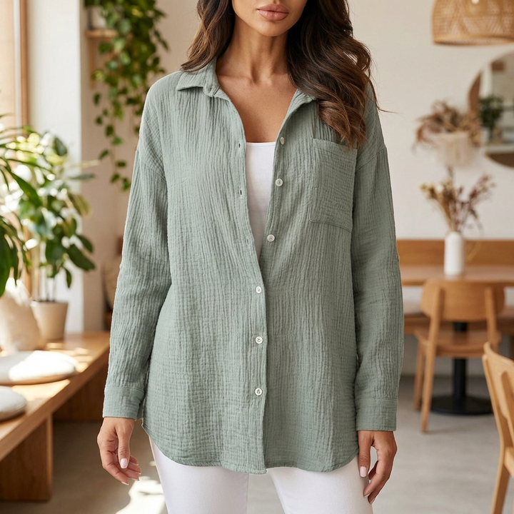 Lightweight Long-Sleeve Shirt for Women