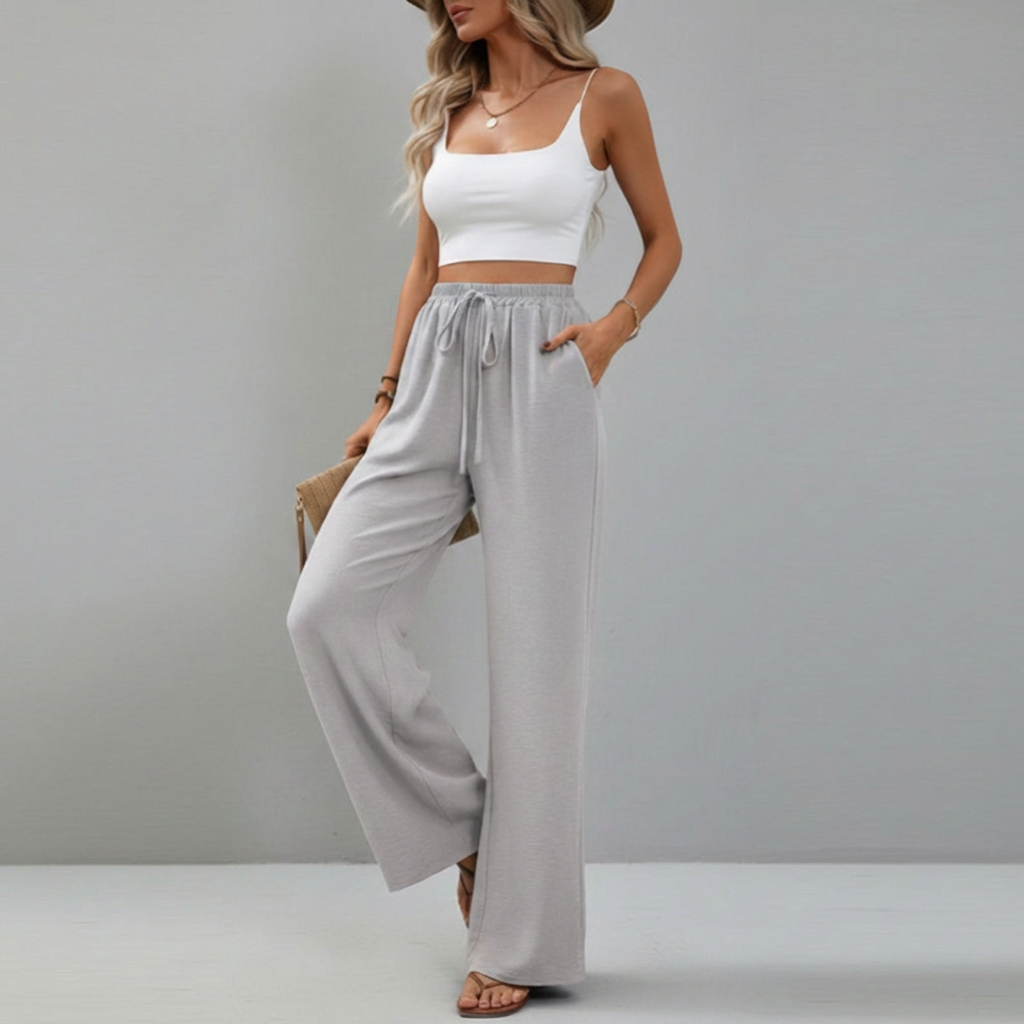 Women's Summer Straight-Leg Pants