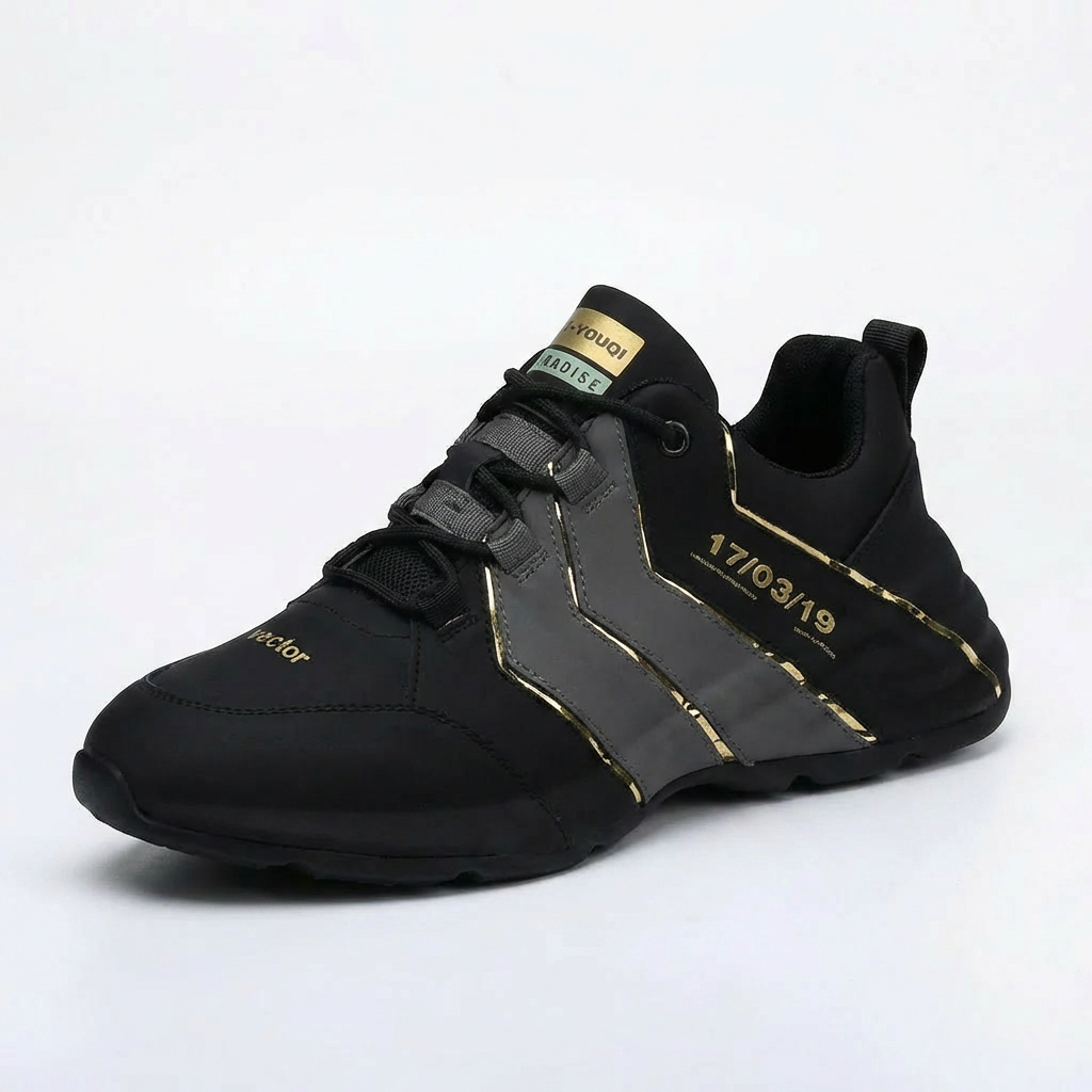 Low-Top Lace-Up Athletic Sneaker for Men