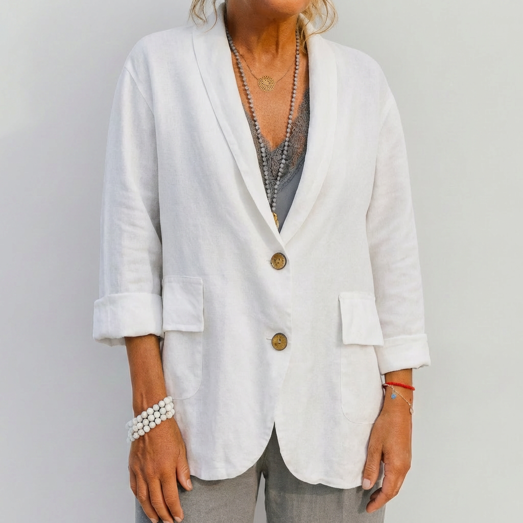 Relaxed Lightweight Blazer for Women