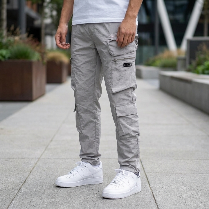 Classic Fit Multi Pocket Cargo Pants for Men