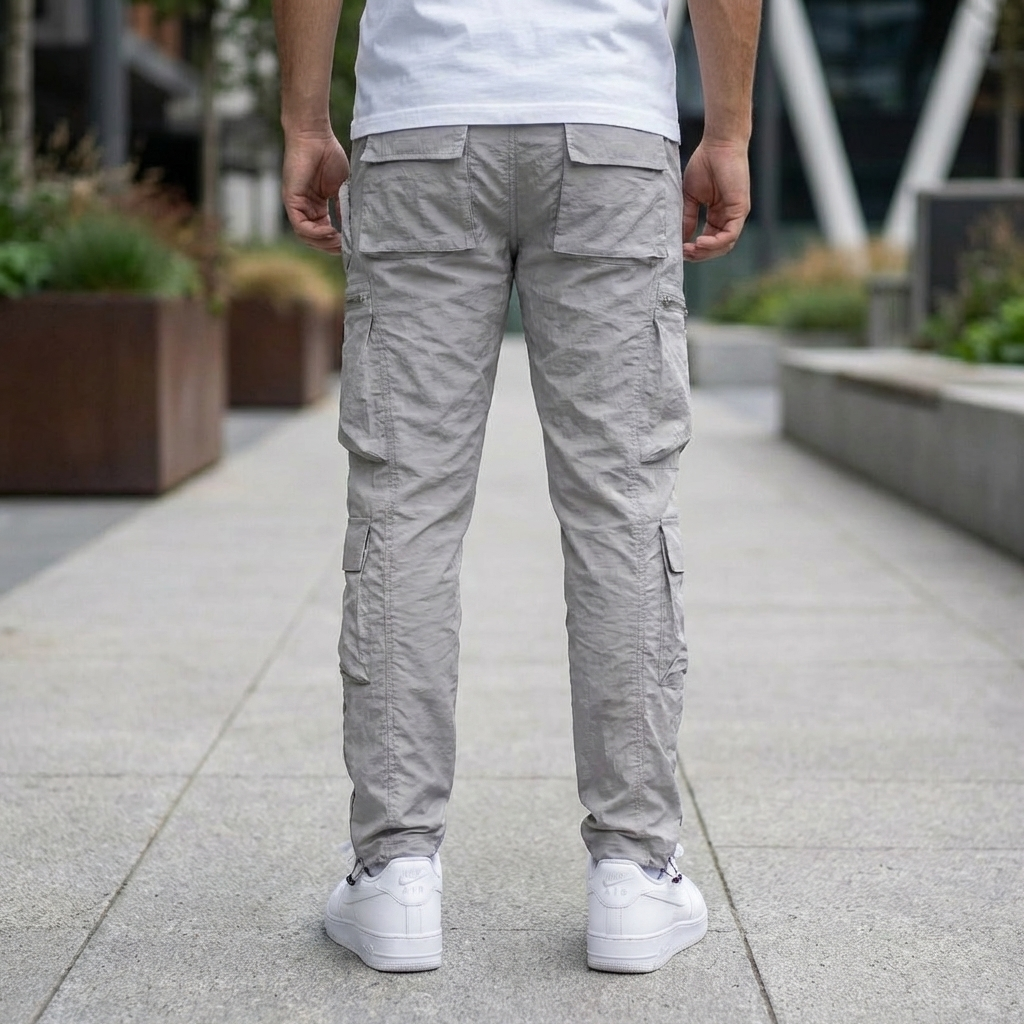 Classic Fit Multi Pocket Cargo Pants for Men