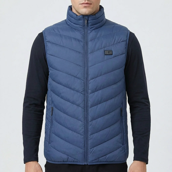 Multi-Zone Heated Sleeveless Vest for Men
