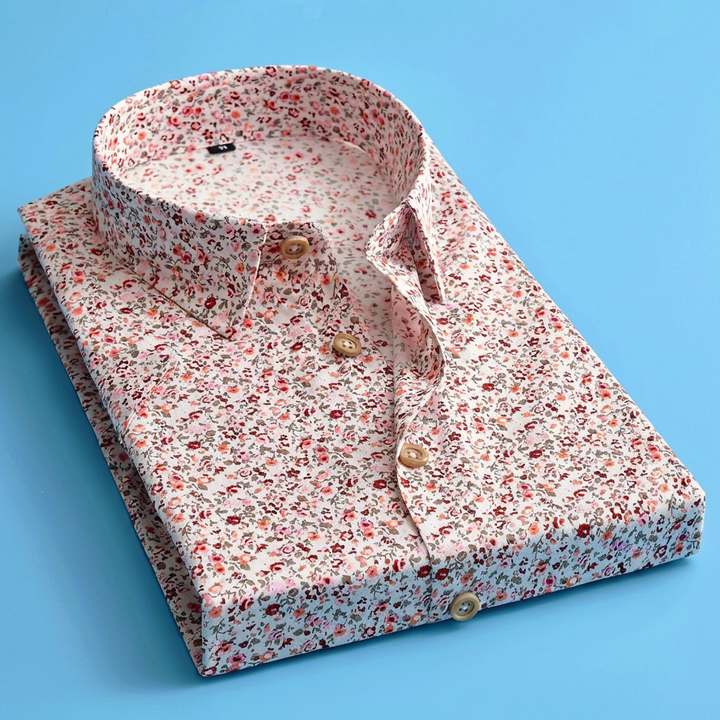 Trendy Floral Polo Shirt for Men