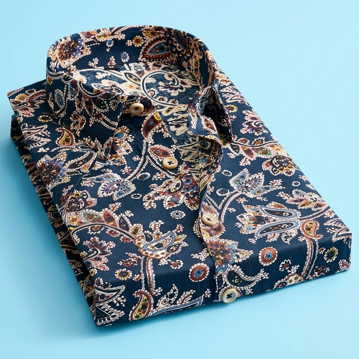 Trendy Floral Polo Shirt for Men