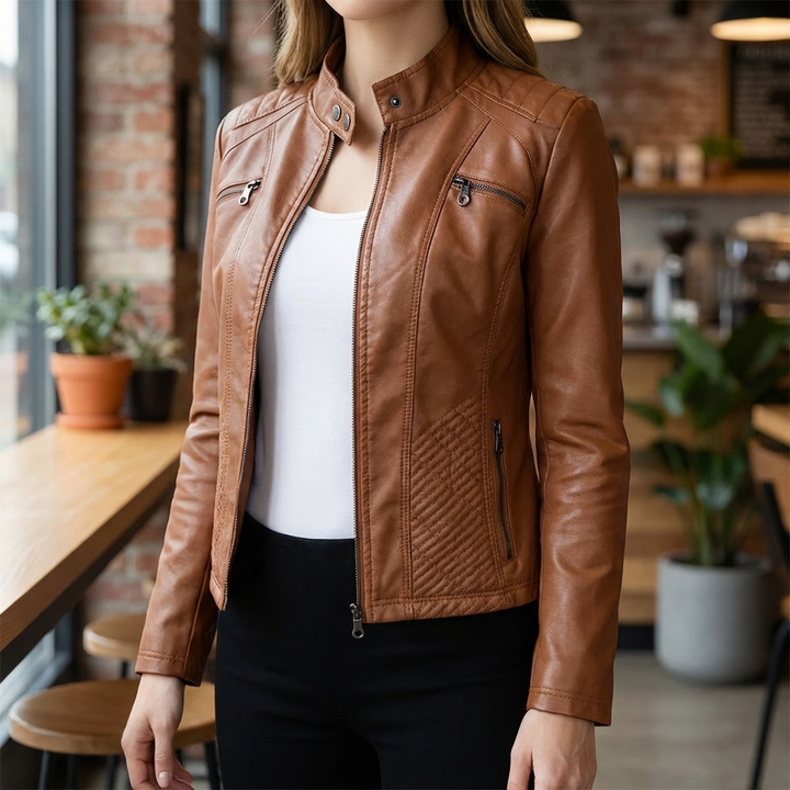 Stylish Leather Jacket for Women