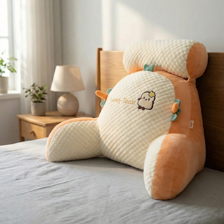 Wedge-Shaped Back Support Cushion