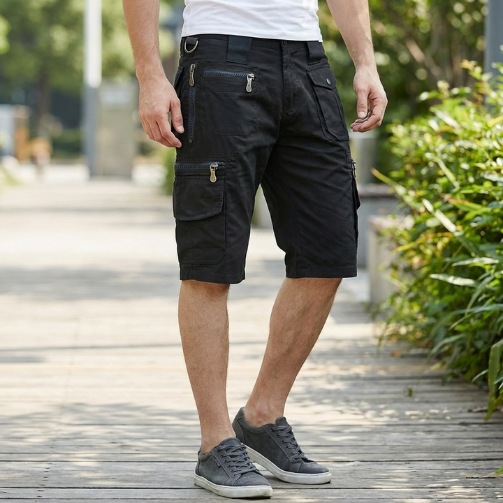 Knee-Length Fit Cargo Short for Men