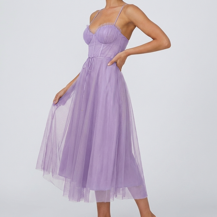 Women’s Lightweight Sleeveless Maxi Dress with V‑Neck