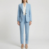 Notched Lapel Blazer And Trouser Set