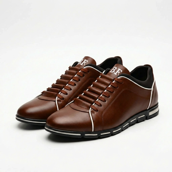 Sleek Lace-Up Casual Shoes for Men