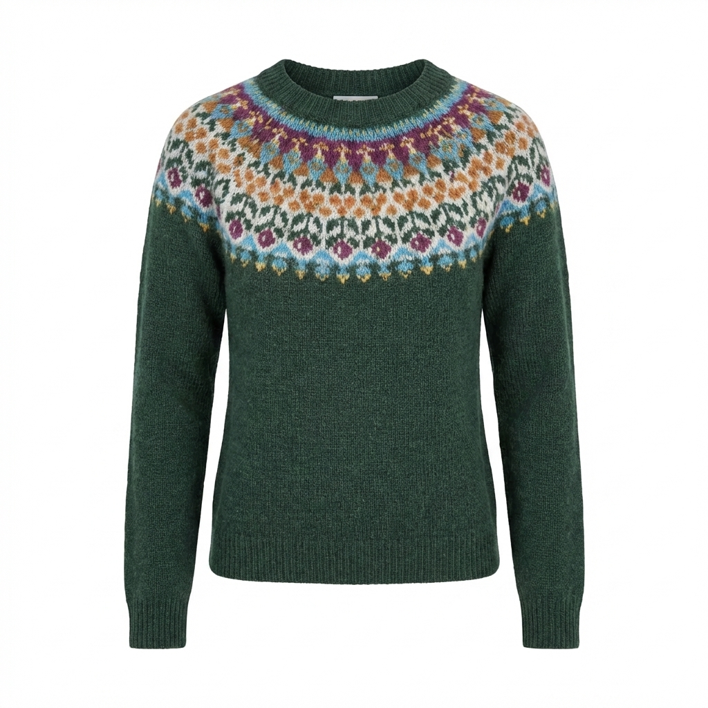 Women's Garden Pattern Sweater