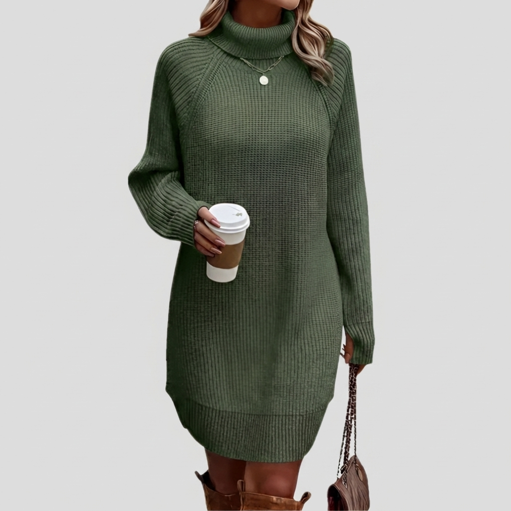 Elegant Knitted Dress for Women