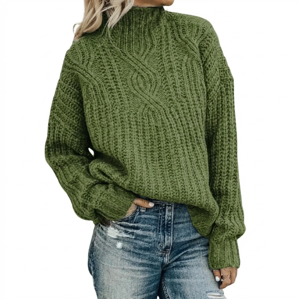Knitted Women's Sweater Comfort Meets Style