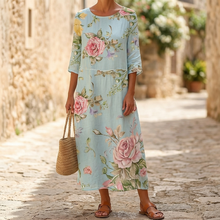 Women’s Elegant Floral Summer Dress