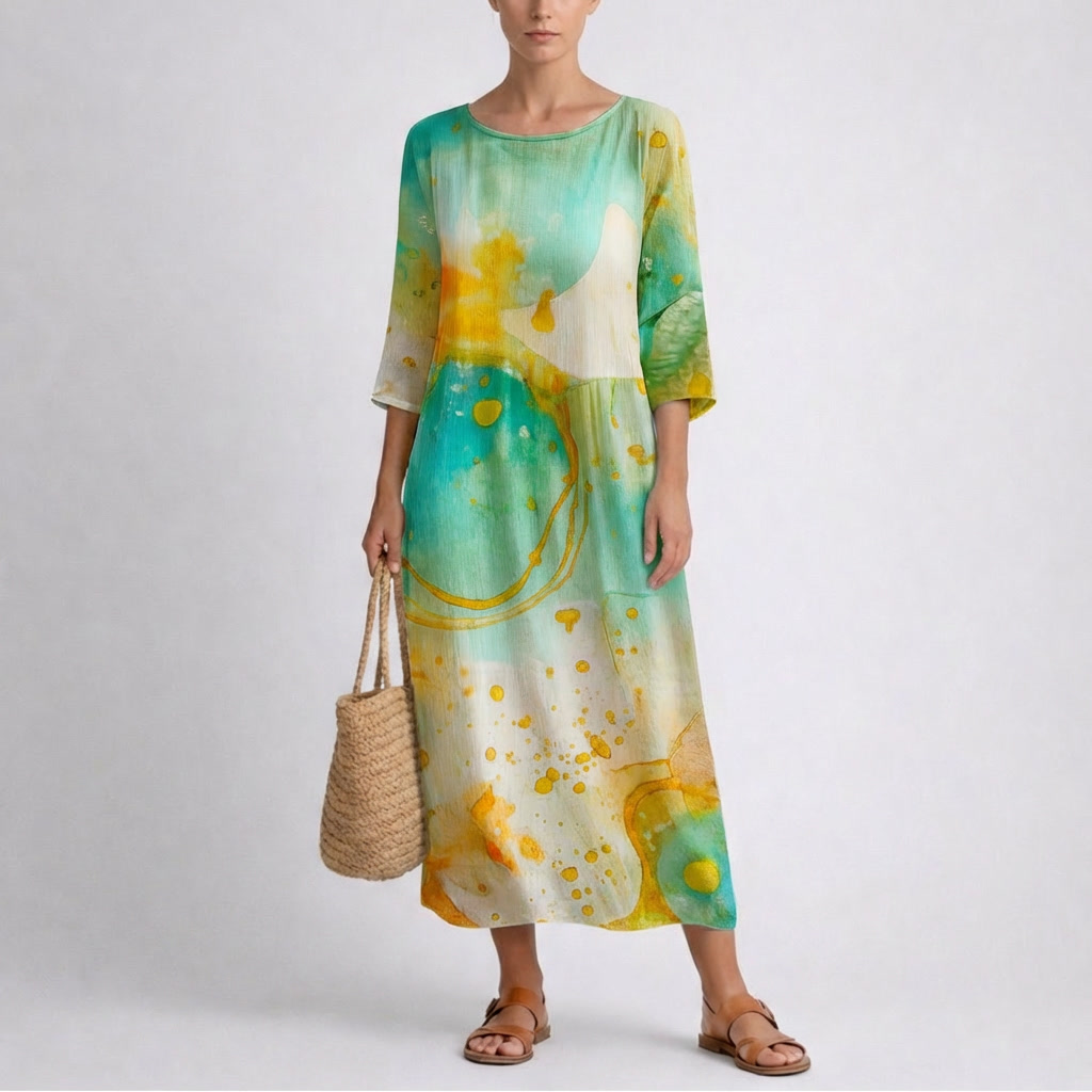 Women’s Elegant Floral Summer Dress