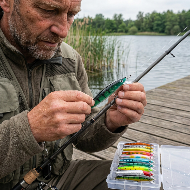 10-Piece Floating Hard Bait Set