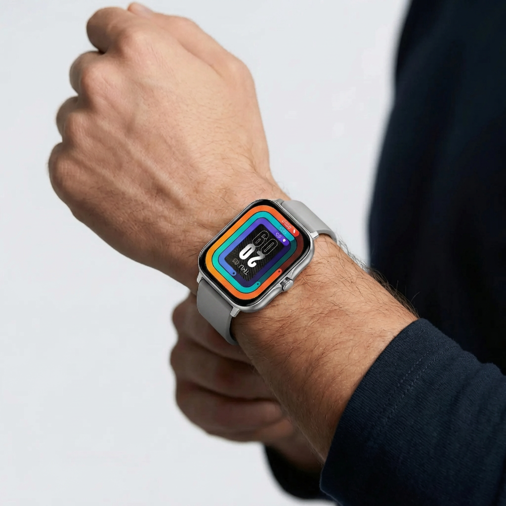 Full-Color Touchscreen Fitness Smartwatch