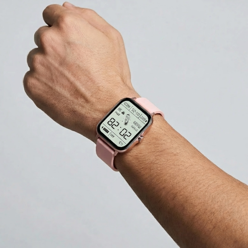 Full-Color Touchscreen Fitness Smartwatch