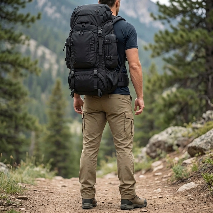 Large-Capacity Lightweight Hiking Backpack