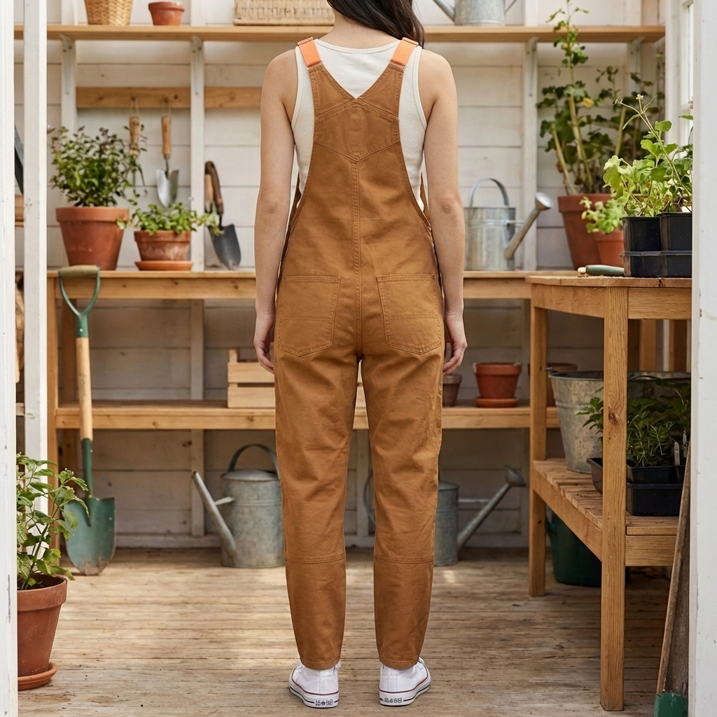 Casual Utility Overalls for Women