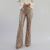 Women’s Sequin High Waist Flare Pants
