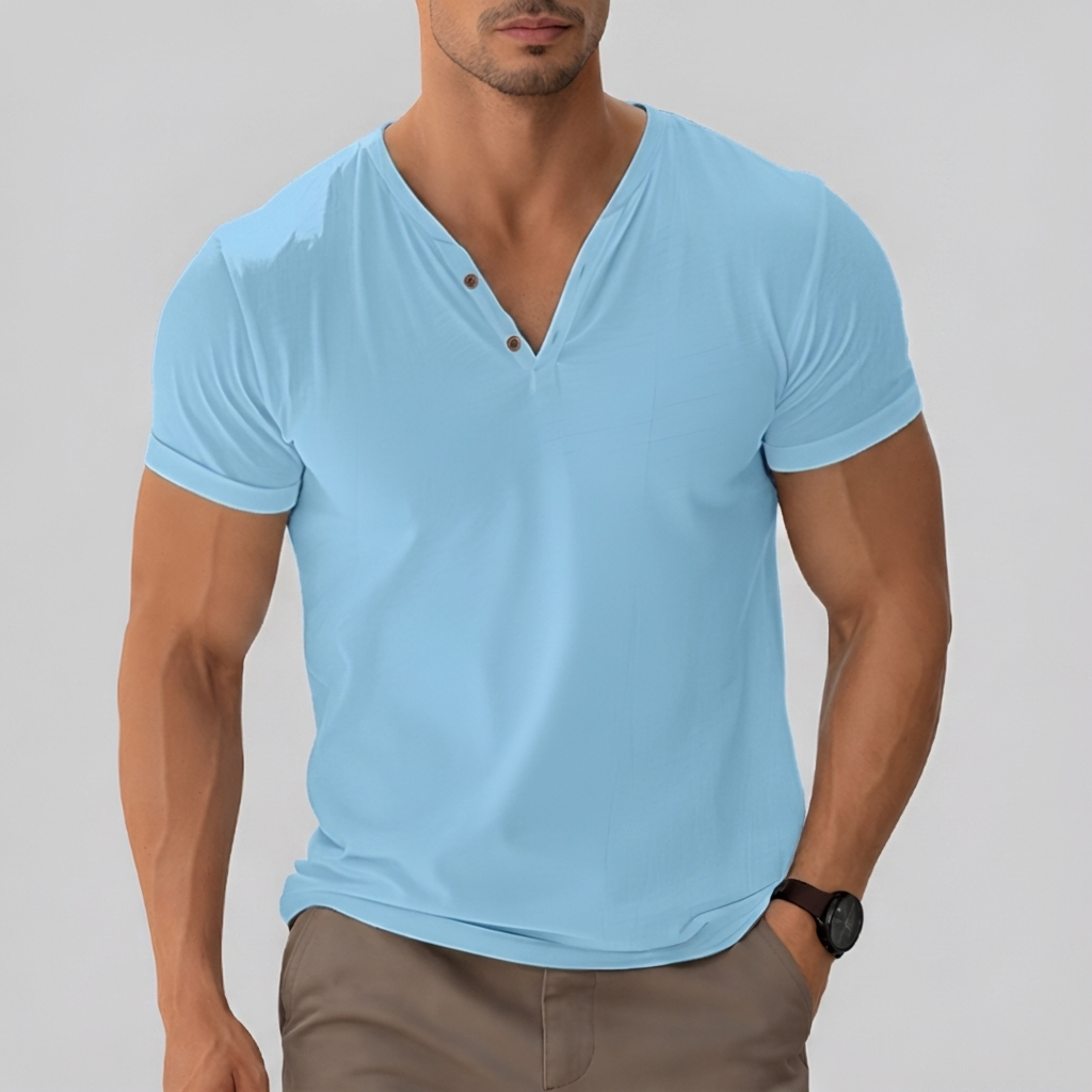 Classic V-Neck Shirt for Men