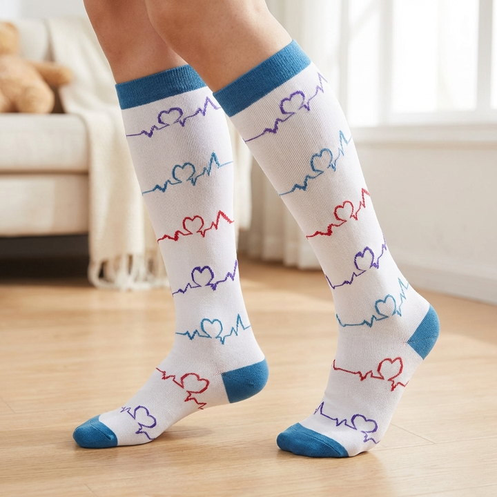 Graduated Compression Travel Socks